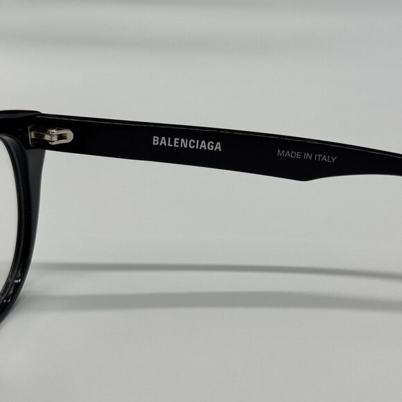 NEW BALENCIAGA BB0131O 001 CAT EYE BLACK WOMEN EYEGLASSES BALENCIAGA - Picture 8 of 9